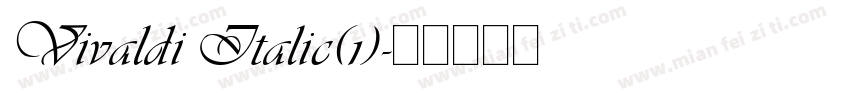 Vivaldi Italic(1)字体转换